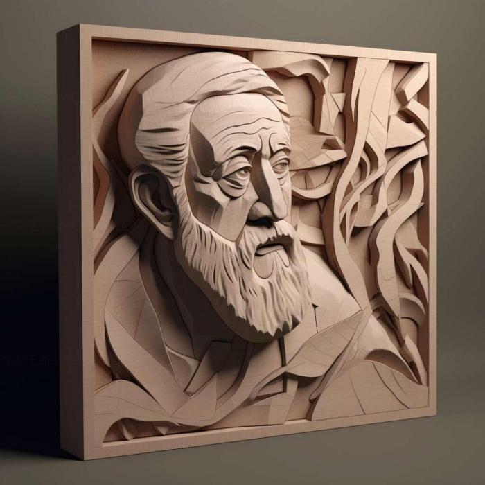 نموذج ثلاثي الأبعاد لآلة CNC 3D Art 